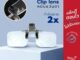 Clip Lens ขยาย 2X หนีบแว่นตา แว่นขยาย แว่นอ่านหนังสือ