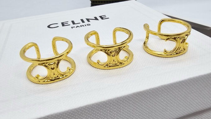 CL RING แหวนชีลีน งานโชว์โลโก้ทรีออม เนื้องานดีใส่สบายมือ ปรับได้ราคาเบาๆ