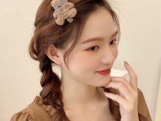 COD-ตุ๊กตาหมีปักผมน่ารักผมติดตก แต่ง