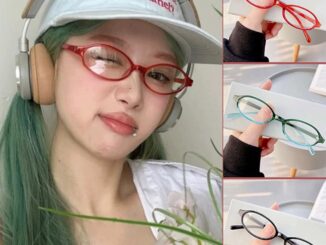 ในไทย แว่นตาเลนส์ใสทรงวงรีY2Kขนาดเล็กกรอบแคบสีแดงสีเขียวสไตล์ญี่ปุ่นสําหรับผู้หญิง.COD