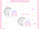 เข็มกลัด House brooch 44mm.(hologram star)
