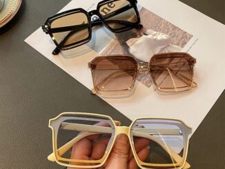 Byce> แฟชั่น แว่นกันแดด สี่เหลี่ยม วินเทจ ผู้หญิง ผู้ชาย แว่นตากันแดด เฉดสี ป้องกันรังสียูวี ใหม่