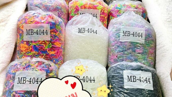 ยางรัดผม ยางมัดผม ยางกิโล (1 ถุง น้ำหนัก 1 KG.)
