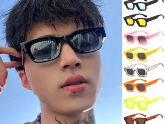 แว่นตากันแดด กรอบขนาดเล็ก สไตล์วินเทจ สําหรับผู้ชายและผู้หญิง