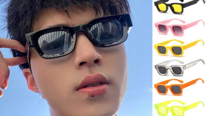 แว่นตากันแดด กรอบขนาดเล็ก สไตล์วินเทจ สําหรับผู้ชายและผู้หญิง