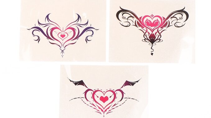 Inspg> สติกเกอร์รอยสักชั่วคราว กันน้ํา 1 ชิ้น