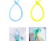 Yyq สายเชือกซิลิโคน รูปดาวน้อย 20 สี สําหรับคล้องพวงกุญแจ เครื่องประดับ DIY