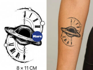 【Mars Tattoo】ใหม่ สติกเกอร์รอยสักชั่วคราว กึ่งถาวร 2 สัปดาห์ ติดทนนาน สําหรับสักชั่วคราว X149
