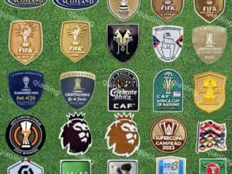 พร้อมส่ง! 2023-24 Ligue 1 ปลอกแขนยุโรป League FIFA World patches