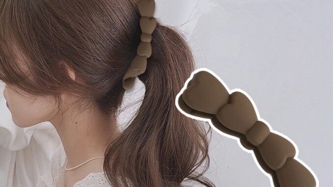 Kf727 กิ๊บติดผม รูปกล้วย เนื้อแมตต์ ประดับโบว์ สไตล์เกาหลี สําหรับผู้หญิง Kf727 กิ๊บติดผม รูปกล้วย เนื้อแมตต์ ประดับโบว์ สไตล์เกาหลี สําหรับผู้หญิง