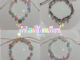 (พร้อมส่ง)อัพเดต23/3  กำไลเชือกเทียน กำไลหิน แบบfreesize