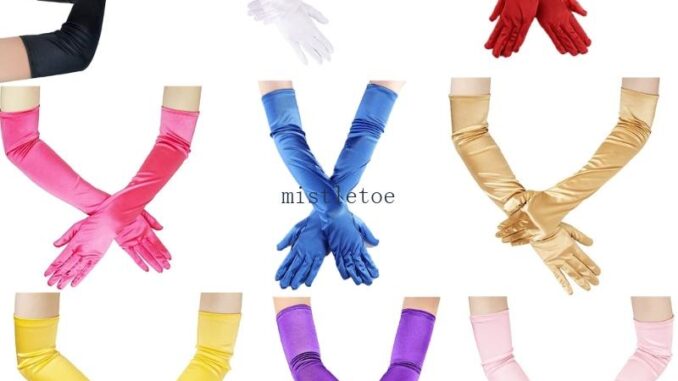 Mis ถุงมือยาว ผ้าซาติน ประสิทธิภาพสูง สําหรับผู้หญิง ใส่เต้นรํา งานแต่งงาน Mis ถุงมือยาว ผ้าซาติน ประสิทธิภาพสูง สําหรับผู้หญิง ใส่เต้นรํา งานแต่งงาน
