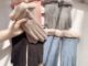 [gavinyears] ถุงมือ ผ้าฟลีซ บุขนแกะ แฟชั่นฤดูใบไม้ร่วง ฤดูหนาว น่ารัก ขนฟู ถุงมือกีฬากลางแจ้ง สําหรับผู้หญิง [TH]