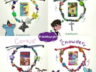 ( พร้อมส่ง )กำไลเชือกเทียนการ์ตูน✨ (freesize*)