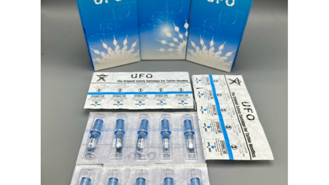 UFOเข็มใข้กับงานสักแทททู เหมาะสำหรับใสเครื่องฮอกเพน 20ชิ้น/กล่อง