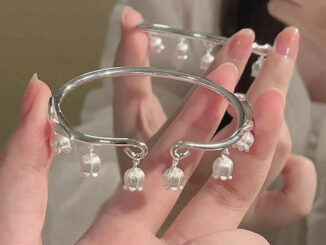 ใหม่ สร้อยข้อมือแฟชั่น สไตล์จีนโบราณ ลาย Lily of the Valley