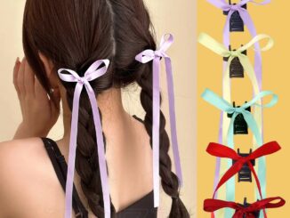 กิ๊บติดผม ผ้าซาตินถัก ประดับโบว์น่ารัก สีแคนดี้ แฟชั่นยอดนิยม สไตล์เกาหลี สําหรับผู้หญิง จํานวน 1 คู่