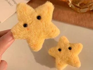 COD❤️กิ๊บติดผมรูปดาวห้าแฉกขนฟูน่ารักเกาหลีหวานแฟชั่นหน้าม้าคลิปด้านข้างนักเรียนเครื่องประดับผมเด็กผู้หญิง-a.one