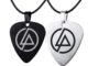 สร้อยคอเชือก จี้ปิ๊กกีตาร์ Idol Singer Rock Band Linkin Park