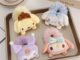 SANRIO ยางมัดผม รูปการ์ตูนสุนัขชินนาม่อน ซานริโอ้ คุโรมิ หางม้าสูง sanrio ลายการ์ตูนสุนัข ที่คาดผม ผ้ากํามะหยี่ขนนิ่ม ลายการ์ตูน Melody Pudding Dog Yugui Dog Influencer สําหรับเด็กผู้หญิง