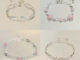 COD-ในไทย สร้อยข้อมือ Cherry Blossom Bow สีชมพูสร้อยข้อมือ Niche High End สร้อยข้อมือสำหรับเพื่อนสนิท-kri
