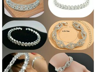 พร้อมส่ง สร้อยข้อมือเงินประดับคริสตัล กำไลเพชร สร้อยข้อมือเพชรคริสตัล สำหรับออกงาน ไปงานแต่ง เพื่อนเจ้าสาว ใส่กับชุดเดรส