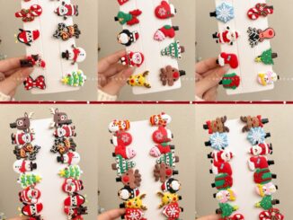 20 ชิ้น ชุดกิ๊บติดผม ลายการ์ตูนคริสต์มาสน่ารัก แฟชั่นสไตล์เกาหลี สําหรับเด็ก มี