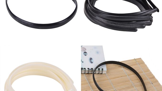 [BestBuyshop] ที่คาดผมพลาสติก ไม่มีฟัน 2 สี DIY สําหรับเด็ก 10 ชิ้น ต่อชุด
