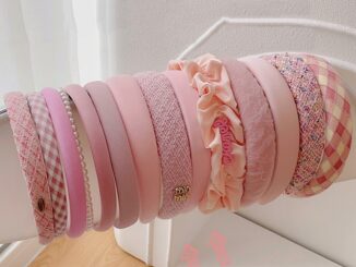 ที่คาดผม อเนกประสงค์ สีชมพู และสีขาว เข้ากับทุกการแต่งกาย สไตล์ญี่ปุ่น และเกาหลี หรูหรา สําหรับผู้หญิง