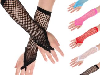 Eutus ถุงมือยาว ระบายอากาศ สีพื้น ไม่มีนิ้ว สําหรับปาร์ตี้ เด็กผู้หญิง