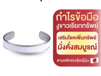 กำไลข้อมืองูขาว เรียกทรัพย์ เสริมดวง เครื่องราง มงคล กำไลข้อมือ นำโชค ฮวงจุ้ย โชคลาภ เงินทอง หนังงู งูขาว เรียกเงิน