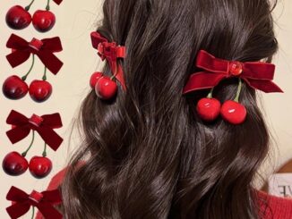 1 ชิ้น หวาน สีแดง เชอร์รี่ โบว์ กํามะหยี่ กิ๊บ สําหรับเด็กผู้หญิง สไตล์เกาหลี โบว์ เครื่องประดับผม วินเทจ สีแดง กิ๊บติดผม เครื่องประดับผม