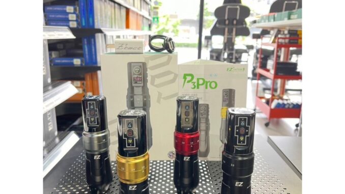 เครื่องปากกาไร้สายEZ P3 Pro Wireless Battery Tattoo Pen Machine รุ่น 1 แบต