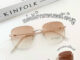 แว่นกรองแสงออโต้บลู Rimless ไร้กรอบเลนส์ไล่สี ป้องกันรังสียูวี ออกแดดเปลี่ยนสี รุ่นGL01