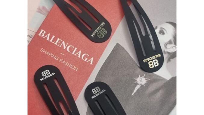 BB XXL logo-print hair clip set (พร้อมส่ง)