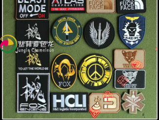 [Customized Armband Velcro] COD แผ่นแพทช์ ปักลาย MGS FOX สําหรับติดตกแต่งปลอกแขน