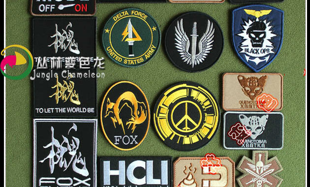 [Customized Armband Velcro] COD แผ่นแพทช์ ปักลาย MGS FOX สําหรับติดตกแต่งปลอกแขน