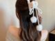 Byce> ใหม่ กิ๊บติดผม ผ้ากํามะหยี่ขนนิ่ม กันลื่น หรูหรา สีพื้น สําหรับผู้หญิง