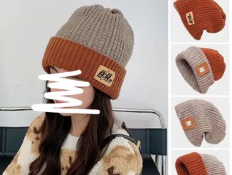 Lovito หมวกไหมผู้หญิง ใส่ได้ 4 สไตล์ เย็บแต่งแพทช์ สีเรียบ สไตล์ลำลอง LFA11178