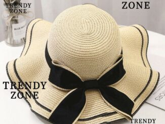 Trendyzone หมวกฟางสานลําลอง ป้องกันรังสียูวี พับได้ แฟชั่นชาวประมง สําหรับผู้หญิง 2024