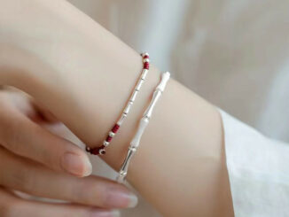 [highbuying] สร้อยข้อมือไม้ไผ่ถัก แฮนด์เมด สีแดง ปรับได้ สําหรับคู่รัก เพื่อน เพื่อนรัก พร้อมส่ง