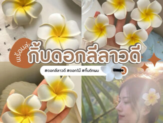 กิ้บดอกลีลาวดี1คู่2ชิ้น