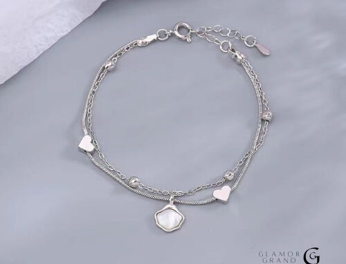 Glamor SMALL SHELL สร้อยข้อมือเงินสเตอร์ลิง925 สินค้าใหม่ สร้อยข้อมือจี้เปลือกหอย กำไลข้อมือเงิน925 สไตล์ใหม่สุดเก๋ Glamor SMALL SHELL สร้อยข้อมือเงินสเตอร์ลิง925 สินค้าใหม่ สร้อยข้อมือจี้เปลือกหอย กำไลข้อมือเงิน925 สไตล์ใหม่สุดเก๋