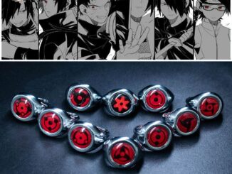Ahour แหวน ลายการ์ตูนอนิเมะนารูโตะ Uchiha Itachi ของขวัญ สําหรับผู้ชาย และผู้หญิง DIY