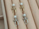 Ribbon earrings ต่างหูมุกจี้โบว์