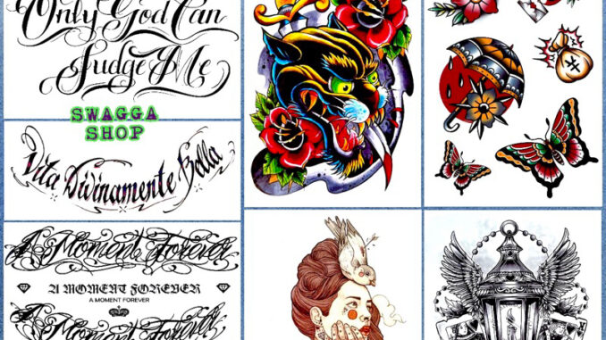 แทททู 4ใบ99บาท ชาวร็อค รอยสักชั่วคราว tattoo