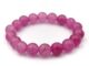 LUCKYSTONE หินสีนำโชค โทนสีชมพูเข้ม ขนาด 10 มม. by siamonlineshop