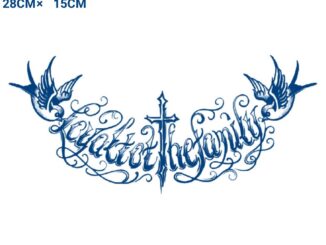 แทททู SAI MAGIC TATTOO 28CM×15CM รอยสักอยู่ได้นาน 2 สัปดาห์ รอยสักมายากล แทททูรอยสักกันน้ำ รอยสักชั่วคราว รอยสัก 003