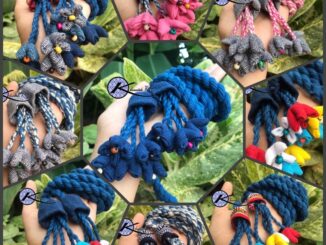 พร้อมส่ง!!! สายรัดเอว เชือกรัดเอวผ้าคราม งานฝีมือเย็บด้วยมือสวยประณีต