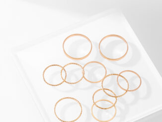 17KM Vintage Gold Sliver Ring Set Simple Fashion Finger Rings Women Wedding Jewelry Accessories Gift